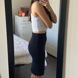 H&M stretchy cotton pencil skirt